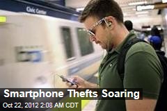 Smartphone Thefts Soaring