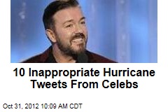10 Inappropriate Hurricane Tweets From Celebs
