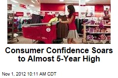 Consumer Confidence Soars to Almost 5-Year High
