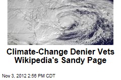 Why Climate Change Stayed Off Sandy&#39;s Wikipedia Page