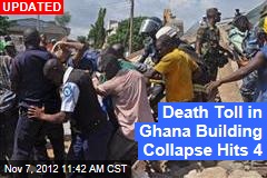 Dozens Trapped in Ghana Building Collapse