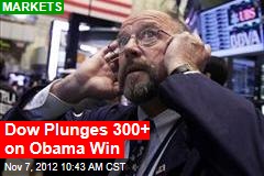 Stocks, Dollar Plunge After Obama Win