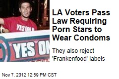 LA Voters Pass Law Requiring Porn Stars to Wear Condoms