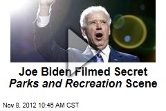 Joe Biden Filmed Secret Parks and Recreation Scene