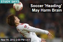 Soccer &#39;Heading&#39; May Harm Brain