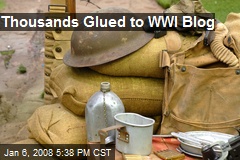 Thousands Glued to WWI Blog