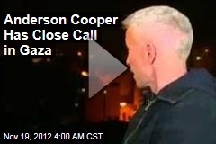 Bomb Explodes Near Anderson Cooper During Gaza Report