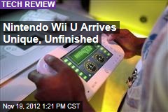 Nintendo Wii U Arrives Unique, Unfinished