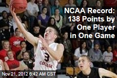 NCAA Record: 138 Points by One Player in One Game