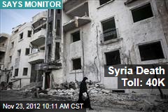 Syria Death Toll: 40K