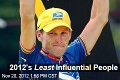 2012&#39;s Least Influential People