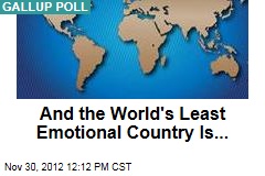 And the World&#39;s Least Emotional Country Is...