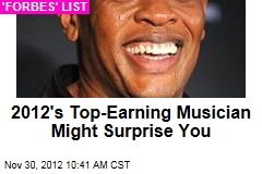 2012&#39;s Top-Earning Musician Might Surprise You