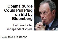 Obama Surge Could Pull Plug on Bid by Bloomberg