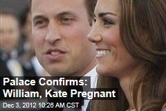 Palace Confirms: William, Kate Pregnant
