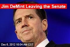Jim DeMint Leaving the Senate