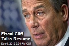 Fiscal Cliff Talks Resume