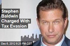 Stephen Baldwin Charged With Tax Evasion
