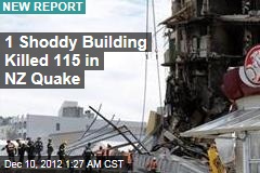 Shoddy Design Blamed for NZ Quake Deaths