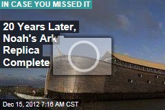 Dutchman Unveils Full-Size Ark Replica