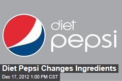 Diet Pepsi Changes Ingredients