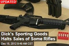 Walmart, Dick&#39;s Halt Sales of Rifles