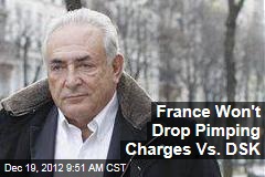 France Won&#39;t Drop Pimping Charges Vs. DSK