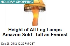 Height of All Leg Lamps Amazon Sold: Tall as Everest