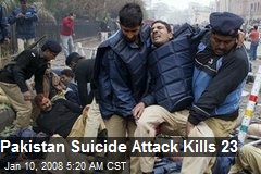 Pakistan Suicide Attack Kills 23