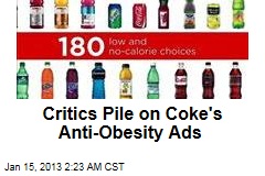 Coke Anti-Obesity Ads Slammed