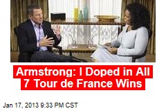 Armstrong: My Career Is &#39;One Big Lie&#39;