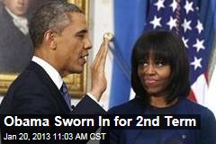 Obama Sworn In for 2nd Term