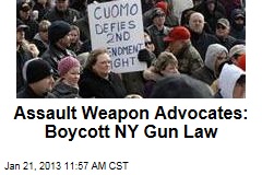 Assault Weapon Advocates: Boycott NY Gun Law