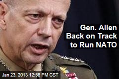 Gen. Allen Back on Track to Run NATO