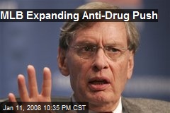 MLB Expanding Anti-Drug Push