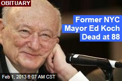 Former NYC Mayor Ed Koch Dead at 88