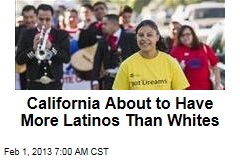 California About to Have More Latinos Than Whites