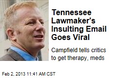 Tennessee Lawmaker&#39;s Insulting Email Goes Viral