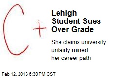 Lehigh Student Sues Over Grade