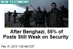 After Benghazi, 55% of Posts Still Weak on Security