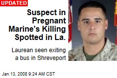 Suspect in Pregnant Marine's Killing Spotted in La.