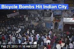 Bicycle Bombs Hit Indian City