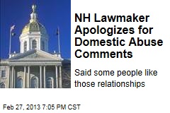 NH Lawmaker Apologizes for Domestic Abuse Comments