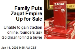 Family Puts Zagat Empire Up for Sale