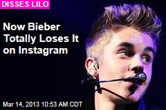 Now Justin Bieber Totally Loses It on Instagram