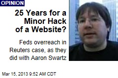 25 Years for a Minor Hack of a Website?