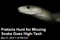 Pretoria Hunt for Missing Snake Goes High-Tech