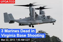 Shooting Prompts Virginia Marine Base Lockdown