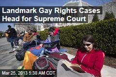 Supreme Court Set to Hear Landmark Gay Rights Cases