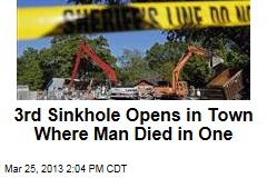 3rd Sinkhole Opens in Town Where Man Died in One